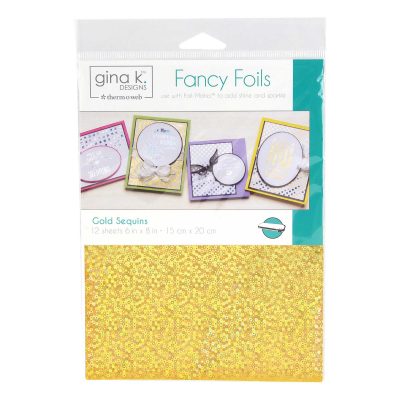 GINA K DESIGNS FANCY FOIL 15CMx20CM 011565