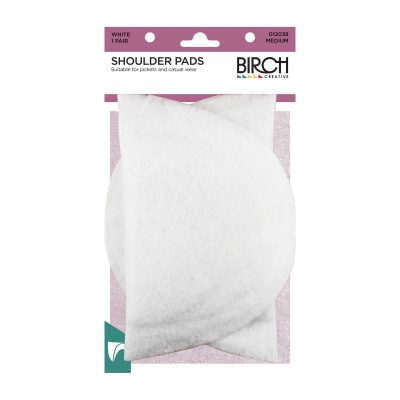 SHOULDER PADS FOAM FOR JACKETS WHITE