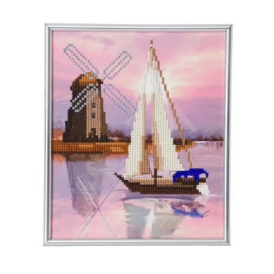 CRAFT BUDDY CRYSTAL ART PICTURE FRAME  21X25CM