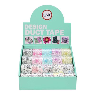 DUCT TAPE 10 STYLES BOX OF 20 - STYLE FLOWERS