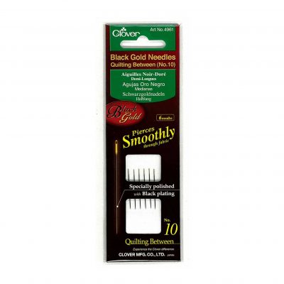 CLOVER BLACK GOLD NEEDLES BETWEEN 10 4961
