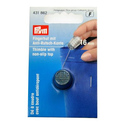 PRYM THIMBLE ZINC DIE-CAST 16.0 MM SILVER COL