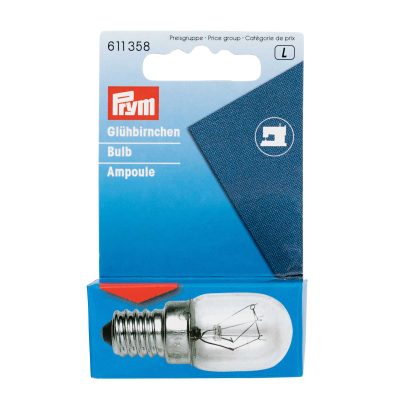 PRYM SPARE BULB SEWING MACHINE 15W-SCREW SOCKET