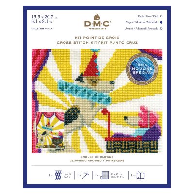 DMC CS KIT-CLOWNING AROUND 15.25X20.7CM