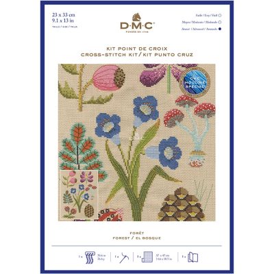DMC CROSS STITCH KIT - FOREST 14CT 23X33CM