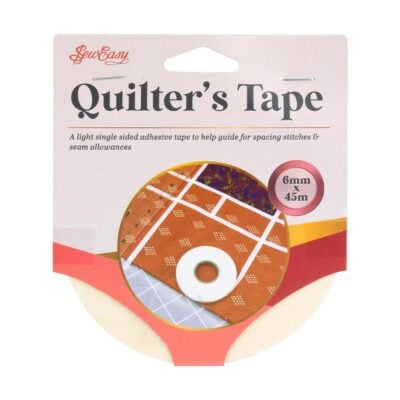 SEW EASY QUILTERS TAPE 6MM X 45M