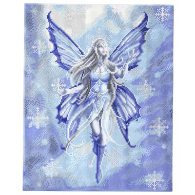 CRAFT BUDDY CRYSTAL ART KIT 40X50CM - SNOW FAIRY