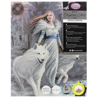 CRAFT BUDDY CRYSTAL ART KIT 40X50CM - WINTER GARDENS