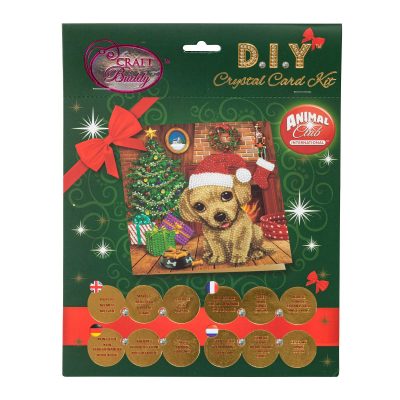CRYSTAL CARD KIT 18X18CM - COZY PUP