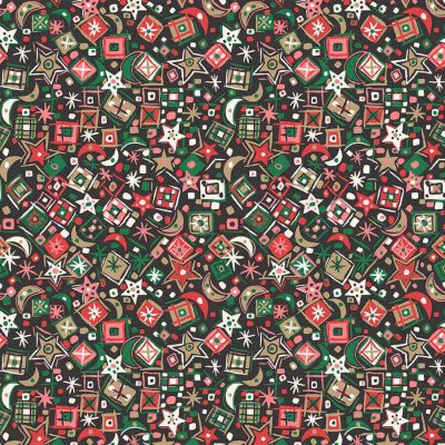 LIBERTY FABRICS A WOODLAND CHRISTMAS 110CM X 10MT - 6026A CHRISTMAS CHARM