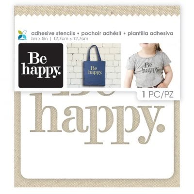 MOMENTA ADHESIVE FABRIC BACKED STENCIL 5 X 5