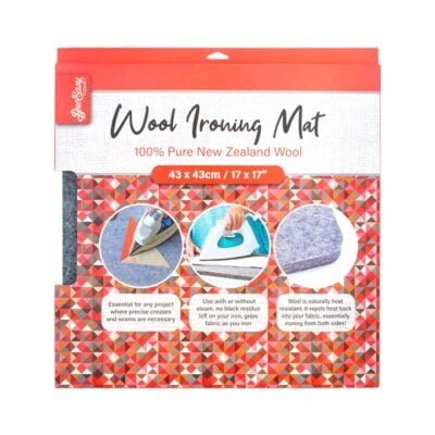 SEW EASY WOOL IRONING MAT 17 X 17 IN 100% NZ WOOL