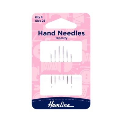 HEMLINE HANGSELL HAND NEEDLE - TAPESTRY 6PACK