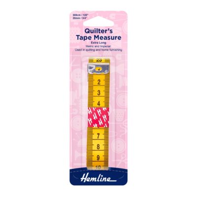 HEMLINE HANGSELL TAPE MEASURE METRIC AND IMPERIAL