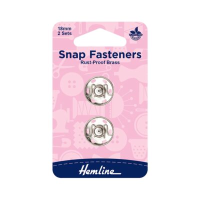 HEMLINE HANGSELL SNAP/FAST-NICKLE 18MM