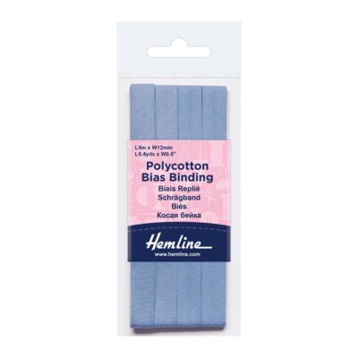 HEMLINE HANGSELL BIAS BINDING 12MM X 5M