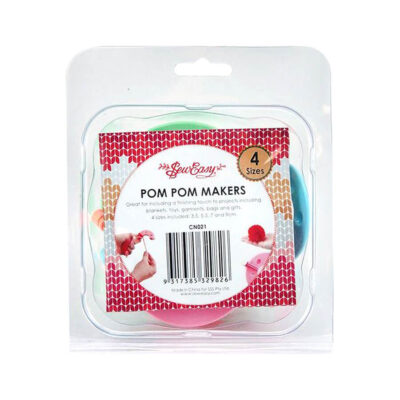 SEW EASY POM POM MAKERS ASSORTED 4 SIZES