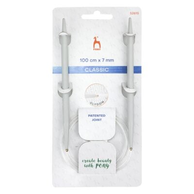 PONY CIRCULAR NEEDLES 100CM X 7MM