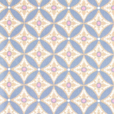 FABRIC GUTERMANN X BIRCH PORTOFINO 110CM - TILE BLUE