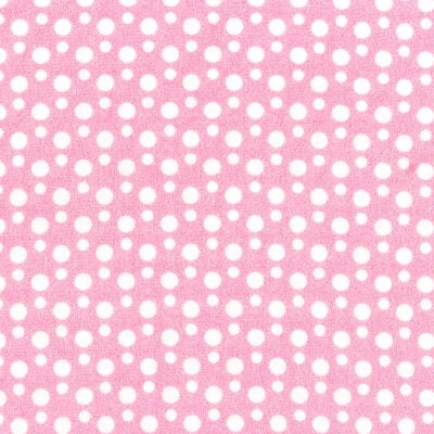 FABRIC GUTERMANN X BIRCH PORTOFINO 110CM - WHITE DOTS PINK