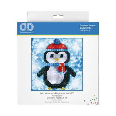 DIAMOND DOTZ CHRISTMAS PENGUIN PICTURE