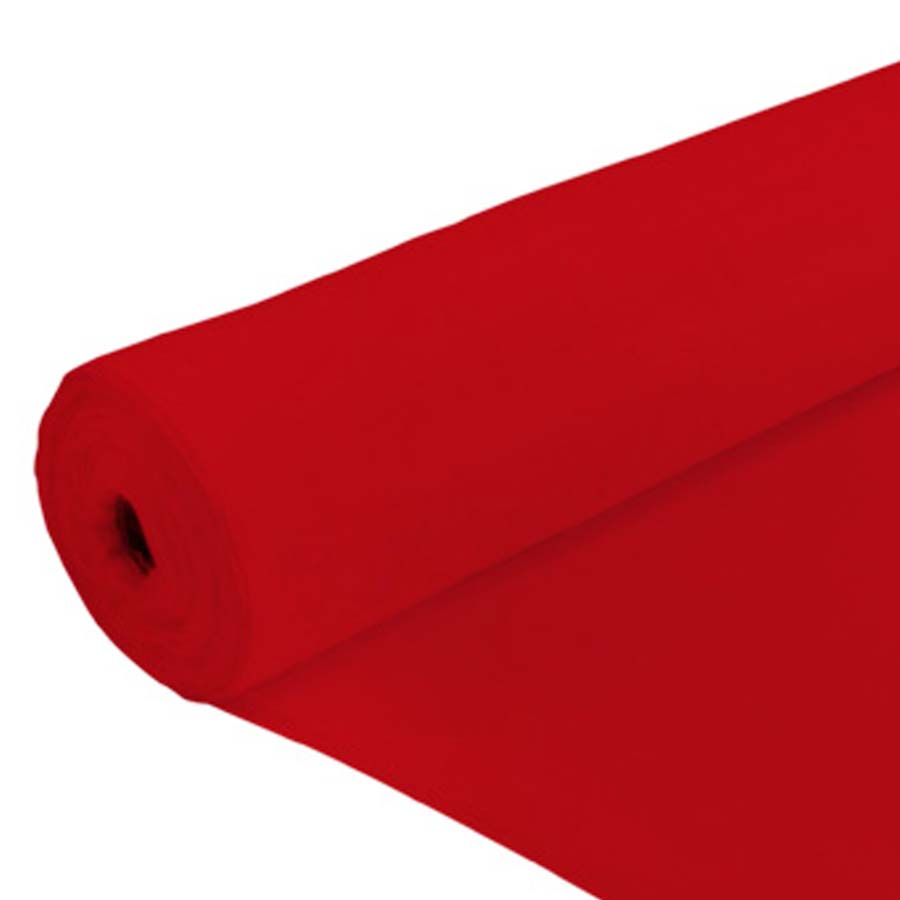 Poplin Plus - 63-inch Wide 100% Polyester Red Per 25YD Roll NEW! main image 1