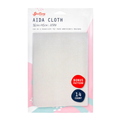 SEW EASY HANGSELL AIDA CLOTH 36CM X 45CM 14 COUNT