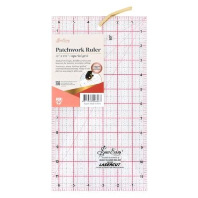 SEW EASY HANGSELL RULER QUILTERS 12IN X 6.5IN