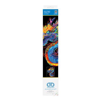 DIAMOND DOTZ 35.5CM X 45.7CM - NEON DRAGON