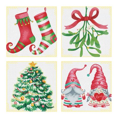 DIAMOND DOTZ 12.70CM X 12.70CM - CHRISTMAS JOY