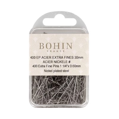 BOHIN EXTRA FINE PINS 30x0.60mm 30G/400