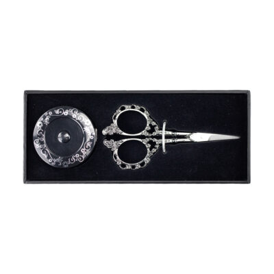 KLASSE DELUXE EMBROIDERY SCISSORS AND TAPE MEASURE