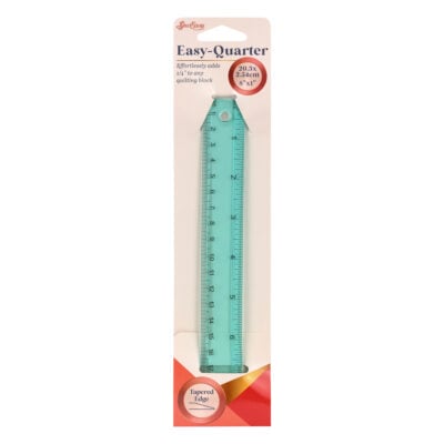 SEW EASY QUILTER RULER EASY QUARTER 8" x 1"