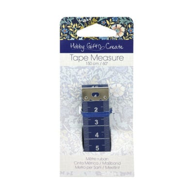 HOBBY GIFT CREATE TAPE MEASURE BLUE150CM/60" X20MM