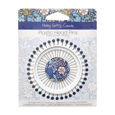 HOBBY GIFT CREATE PLASTIC HEAD PINS SPINDLE