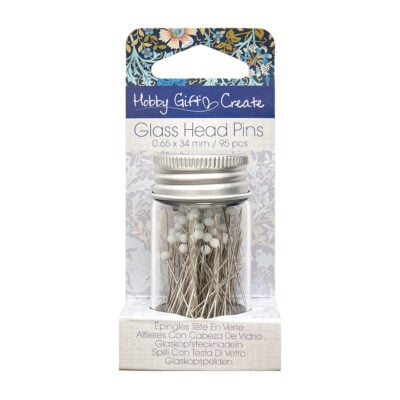 HOBBY GIFT CREATE GLASSHEAD PINS NICKLE