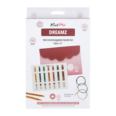 KNITPRO DREAMZ INTCHANGE CIRCULAR NEEDLE SET-MIDI