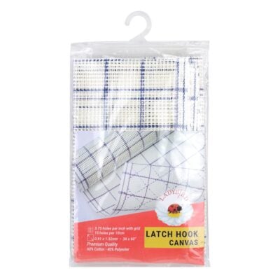 LADYBIRD LATCH HOOK 3.75 CNT CANVAS 91X154CM
