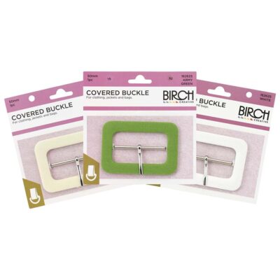 BIRCH BUCKLE FABRIC COVERED 50MM (2")