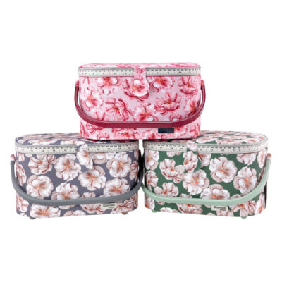 COSY MOOD SEWING BASKET OVAL 31X18X21CM