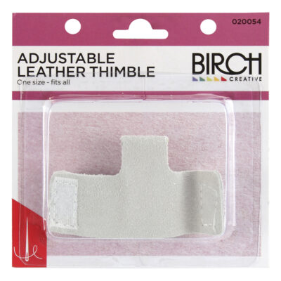 BIRCH THIMBLES ADJUSTABLE LEATHER