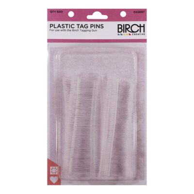 BIRCH PLASTIC TAG PINS 34MM 600PCS
