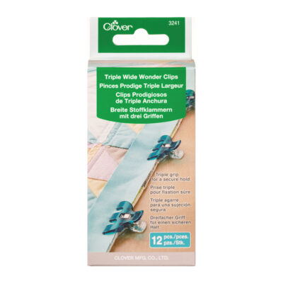 CLOVER TRIPLE WIDE WONDERCLIP 12PCS