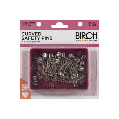 BIRCH PINS SAFETY STEEL CURVED 27MM